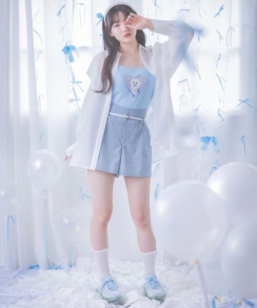 repipi armario（レピピ アルマリオ）の「【girly line】iDOLキュロット（その他パンツ・キッズ・ブルー系その他/グレー/ブラック・SMALL/MEDIUM/LARGE）」の14枚目の写真