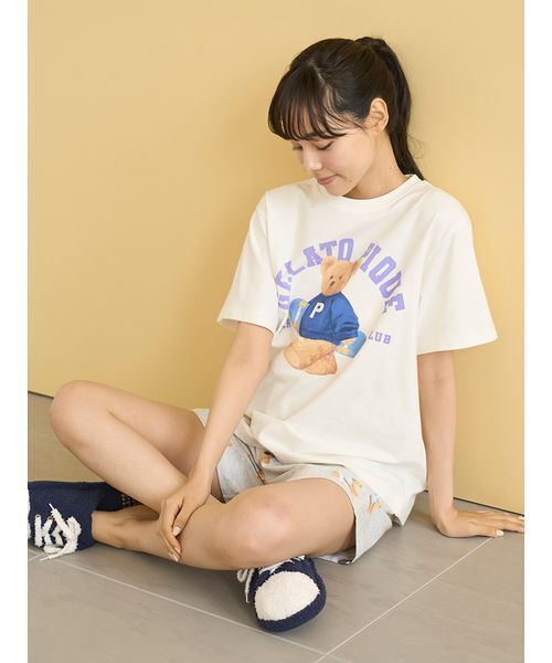 セール】スポーティーベア総柄ショートパンツ（ルームウェア/パジャマ