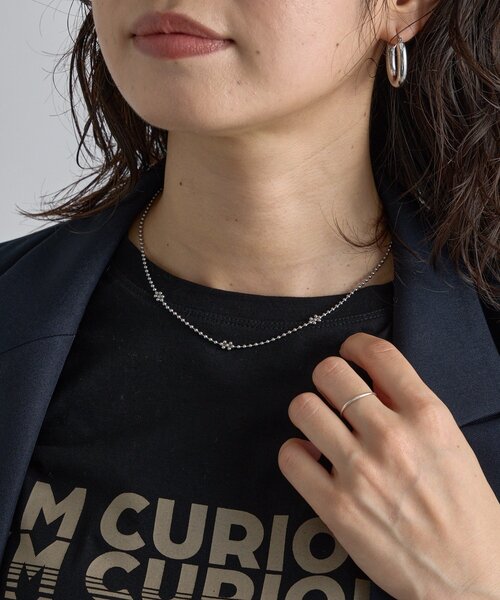 RIVE DROITE(リヴドロワ)の「【R.good(アールドットグッド)】ボールチェーンアクセントネックレス(ネックレス・レディース・シルバー/ゴールド・FREE)」の7枚目の写真