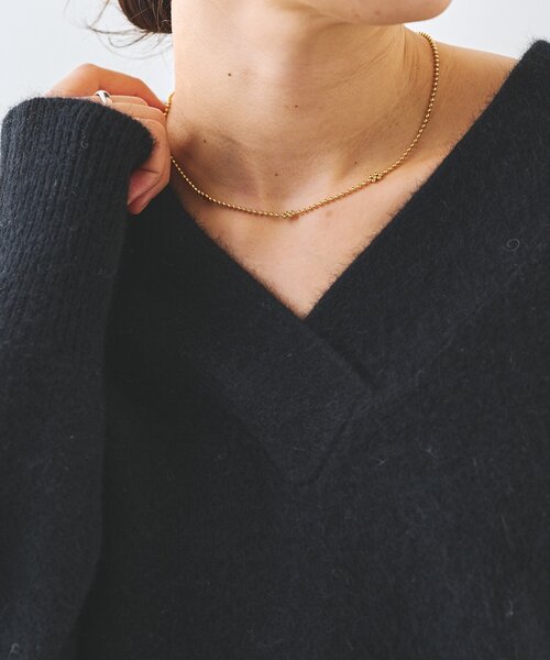 RIVE DROITE(リヴドロワ)の「【R.good(アールドットグッド)】ボールチェーンアクセントネックレス(ネックレス・レディース・シルバー/ゴールド・FREE)」の13枚目の写真