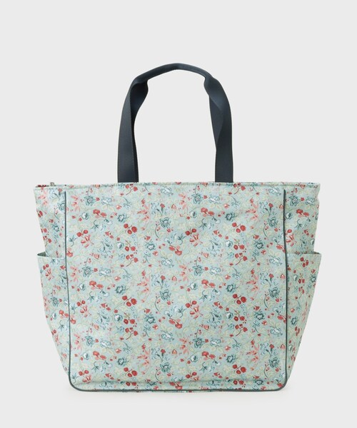 LAURA ASHLEY(ローラアシュレイ)の「【撥水加工/キャリーセット可】ロサ サンクタ柄 トラベル トートバッグ(トートバッグ・レディース・アイボリー系/ピンク系その他/ブルー系5・00)」の12枚目の写真
