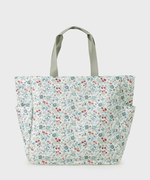 LAURA ASHLEY(ローラアシュレイ)の「【撥水加工/キャリーセット可】ロサ サンクタ柄 トラベル トートバッグ(トートバッグ・レディース・アイボリー系/ピンク系その他/ブルー系5・00)」の13枚目の写真