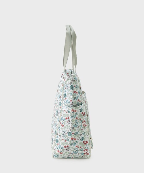 LAURA ASHLEY(ローラアシュレイ)の「【撥水加工/キャリーセット可】ロサ サンクタ柄 トラベル トートバッグ(トートバッグ・レディース・アイボリー系/ピンク系その他/ブルー系5・00)」の14枚目の写真