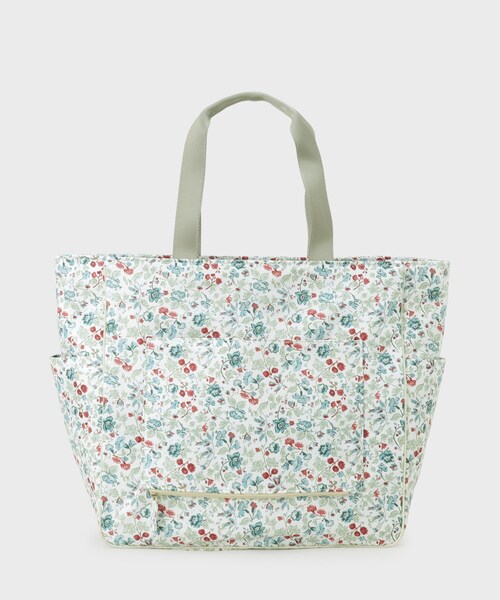 LAURA ASHLEY(ローラアシュレイ)の「【撥水加工/キャリーセット可】ロサ サンクタ柄 トラベル トートバッグ(トートバッグ・レディース・アイボリー系/ピンク系その他/ブルー系5・00)」の15枚目の写真