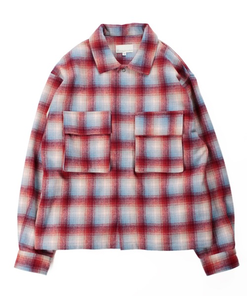 Universal Style Wear（ユニバーサルスタイルウェア）の「Universal Style Wear チェックライトファティーグシャツ（シャツ/ブラウス・メンズ・イエロー×ブラック/その他/ブラウン/キャメル・MEDIUM/LARGE/X-LARGE）」の13枚目の写真