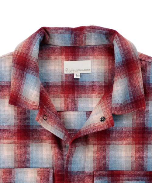 Universal Style Wear（ユニバーサルスタイルウェア）の「Universal Style Wear チェックライトファティーグシャツ（シャツ/ブラウス・メンズ・イエロー×ブラック/その他/ブラウン/キャメル・MEDIUM/LARGE/X-LARGE）」の15枚目の写真