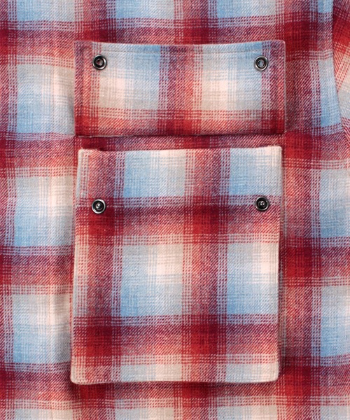 Universal Style Wear（ユニバーサルスタイルウェア）の「Universal Style Wear チェックライトファティーグシャツ（シャツ/ブラウス・メンズ・イエロー×ブラック/その他/ブラウン/キャメル・MEDIUM/LARGE/X-LARGE）」の16枚目の写真