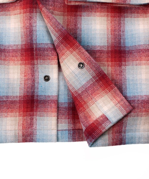 Universal Style Wear（ユニバーサルスタイルウェア）の「Universal Style Wear チェックライトファティーグシャツ（シャツ/ブラウス・メンズ・イエロー×ブラック/その他/ブラウン/キャメル・MEDIUM/LARGE/X-LARGE）」の17枚目の写真