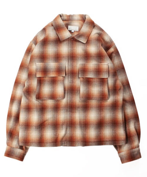 Universal Style Wear（ユニバーサルスタイルウェア）の「Universal Style Wear チェックライトファティーグシャツ（シャツ/ブラウス・メンズ・イエロー×ブラック/その他/ブラウン/キャメル・MEDIUM/LARGE/X-LARGE）」の21枚目の写真