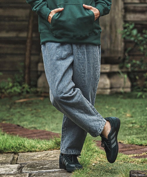 CAMBIO（カンビオ）の「mp14014- Denim Quilting Balloon Pants バルーンパンツ(CAM25AW-010)（その他パンツ・メンズ・ライトインディゴブルー/インディゴブルー・S/M/L）」の3枚目の写真