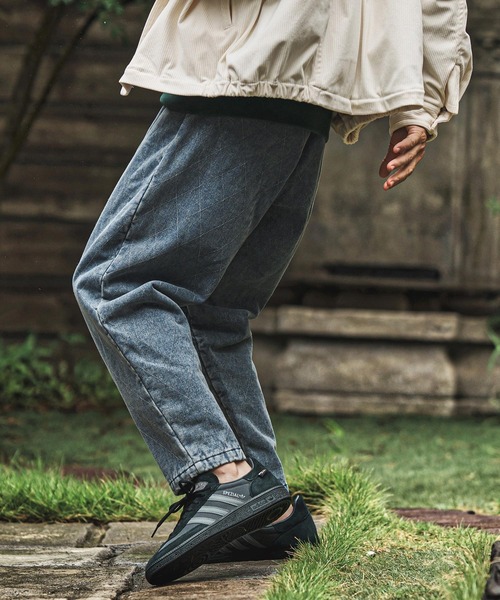 CAMBIO（カンビオ）の「mp14014- Denim Quilting Balloon Pants バルーンパンツ(CAM25AW-010)（その他パンツ・メンズ・ライトインディゴブルー/インディゴブルー・S/M/L）」の4枚目の写真