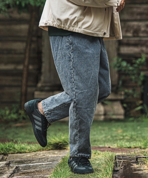 CAMBIO（カンビオ）の「mp14014- Denim Quilting Balloon Pants バルーンパンツ(CAM25AW-010)（その他パンツ・メンズ・ライトインディゴブルー/インディゴブルー・S/M/L）」の5枚目の写真