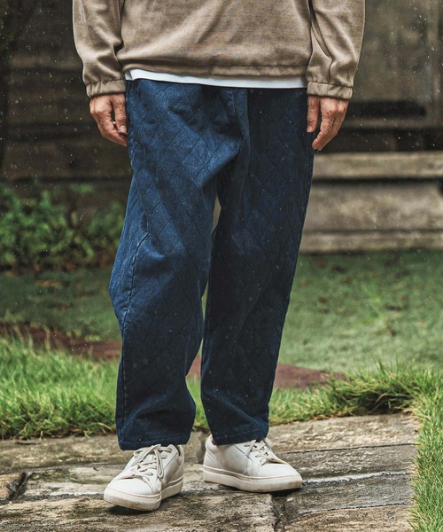 CAMBIO（カンビオ）の「mp14014- Denim Quilting Balloon Pants バルーンパンツ(CAM25AW-010)（その他パンツ・メンズ・ライトインディゴブルー/インディゴブルー・S/M/L）」の10枚目の写真