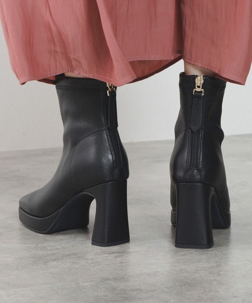 NICAL（ニカル）の「【NICAL】プラットフォームブーツ/554413（ブーツ・レディース・ブラック/ブラウン/グレー・X-LARGE/SMALL/MEDIUM/LARGE）」の8枚目の写真