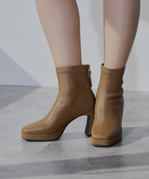 NICAL（ニカル）の「【NICAL】プラットフォームブーツ/554413（ブーツ・レディース・ブラック/ブラウン/グレー・X-LARGE/SMALL/MEDIUM/LARGE）」の22枚目の写真