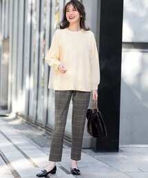 ビューティサーモ2WAYストレッチ テーパードパンツ
