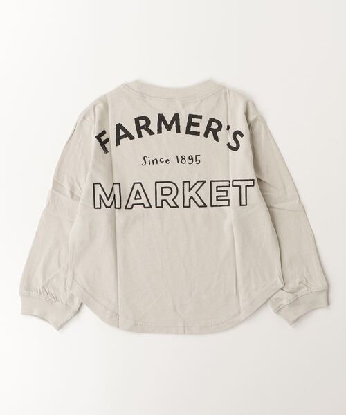 jeans-b 2nd(ジーンズベーセカンド)の「jeans-b 2nd/ジーンズベーセカンド EAT ロングTシャツ(Tシャツ/カットソー・キッズ・サンドベージュ/レッド/ブラック・120cm/130cm/140cm/150cm/160cm/110cm)」の4枚目の写真