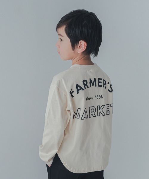 jeans-b 2nd(ジーンズベーセカンド)の「jeans-b 2nd/ジーンズベーセカンド EAT ロングTシャツ(Tシャツ/カットソー・キッズ・サンドベージュ/レッド/ブラック・120cm/130cm/140cm/150cm/160cm/110cm)」の14枚目の写真