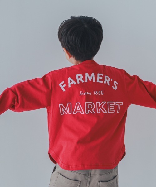 jeans-b 2nd(ジーンズベーセカンド)の「jeans-b 2nd/ジーンズベーセカンド EAT ロングTシャツ(Tシャツ/カットソー・キッズ・サンドベージュ/レッド/ブラック・120cm/130cm/140cm/150cm/160cm/110cm)」の12枚目の写真