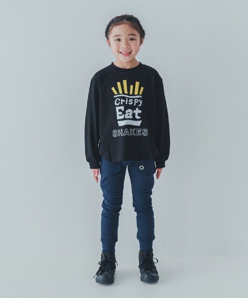 jeans-b 2nd(ジーンズベーセカンド)の「jeans-b 2nd/ジーンズベーセカンド EAT ロングTシャツ(Tシャツ/カットソー・キッズ・サンドベージュ/レッド/ブラック・120cm/130cm/140cm/150cm/160cm/110cm)」の17枚目の写真