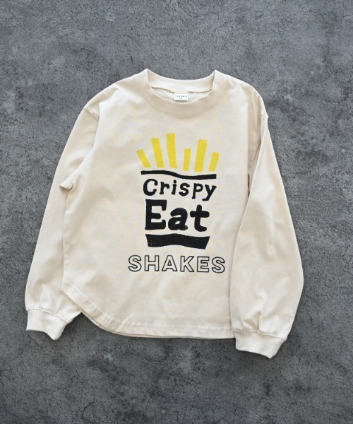 jeans-b 2nd(ジーンズベーセカンド)の「jeans-b 2nd/ジーンズベーセカンド EAT ロングTシャツ(Tシャツ/カットソー・キッズ・サンドベージュ/レッド/ブラック・120cm/130cm/140cm/150cm/160cm/110cm)」の20枚目の写真