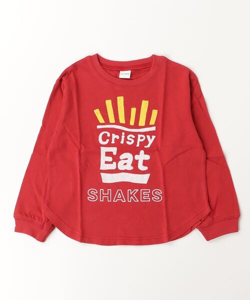 jeans-b 2nd(ジーンズベーセカンド)の「jeans-b 2nd/ジーンズベーセカンド EAT ロングTシャツ(Tシャツ/カットソー・キッズ・サンドベージュ/レッド/ブラック・120cm/130cm/140cm/150cm/160cm/110cm)」の11枚目の写真