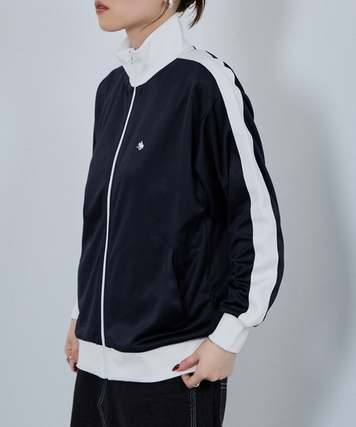 POLO BCS(ポロ ビーシーエス)の「POLO British Country Spirit トラックジャケット(ブルゾン・レディース・ネイビー/ブラック/アイボリー・L/M)」の3枚目の写真