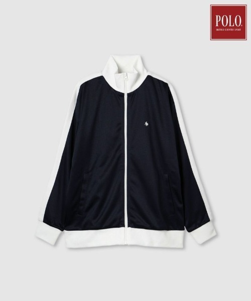 POLO BCS(ポロ ビーシーエス)の「POLO British Country Spirit トラックジャケット(ブルゾン・レディース・ネイビー/ブラック/アイボリー・L/M)」の4枚目の写真