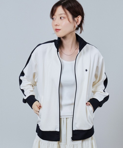 POLO BCS(ポロ ビーシーエス)の「POLO British Country Spirit トラックジャケット(ブルゾン・レディース・ネイビー/ブラック/アイボリー・L/M)」の16枚目の写真