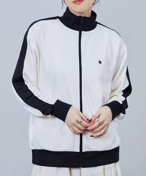 POLO BCS(ポロ ビーシーエス)の「POLO British Country Spirit トラックジャケット(ブルゾン・レディース・ネイビー/ブラック/アイボリー・L/M)」の19枚目の写真