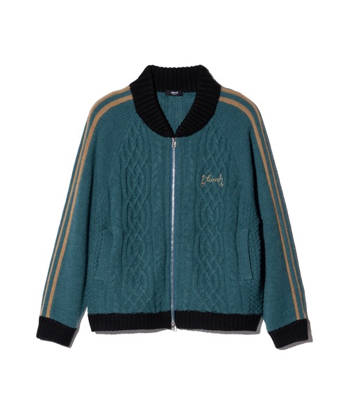 glamb（グラム）の「Knit Line Jersey / ニットラインジャージー（ニット/セーター・メンズ・ブラック/ブルー・M/L）」の4枚目の写真