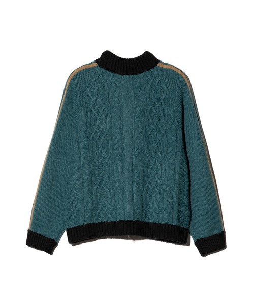 glamb（グラム）の「Knit Line Jersey / ニットラインジャージー（ニット/セーター・メンズ・ブラック/ブルー・M/L）」の5枚目の写真