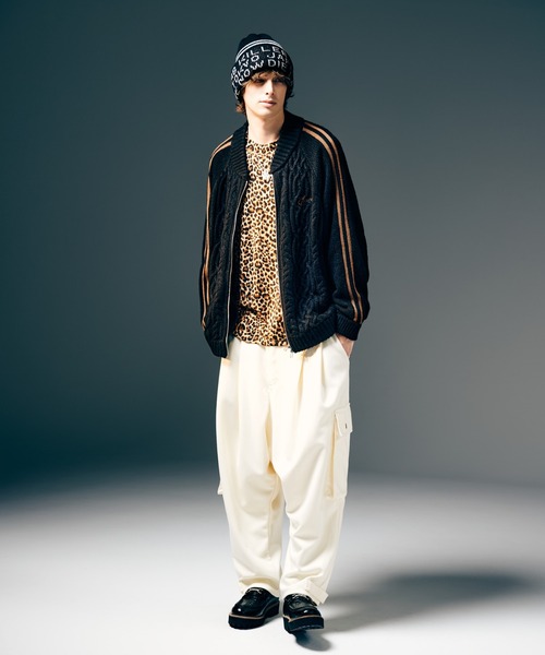 glamb（グラム）の「Knit Line Jersey / ニットラインジャージー（ニット/セーター・メンズ・ブラック/ブルー・M/L）」の11枚目の写真