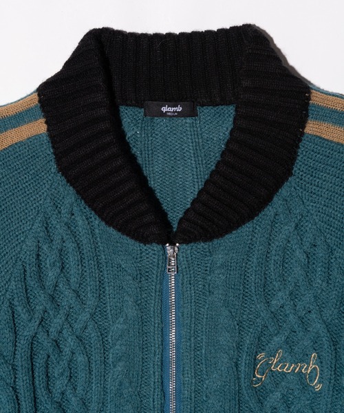 glamb（グラム）の「Knit Line Jersey / ニットラインジャージー（ニット/セーター・メンズ・ブラック/ブルー・M/L）」の16枚目の写真