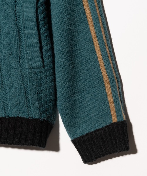 glamb（グラム）の「Knit Line Jersey / ニットラインジャージー（ニット/セーター・メンズ・ブラック/ブルー・M/L）」の17枚目の写真