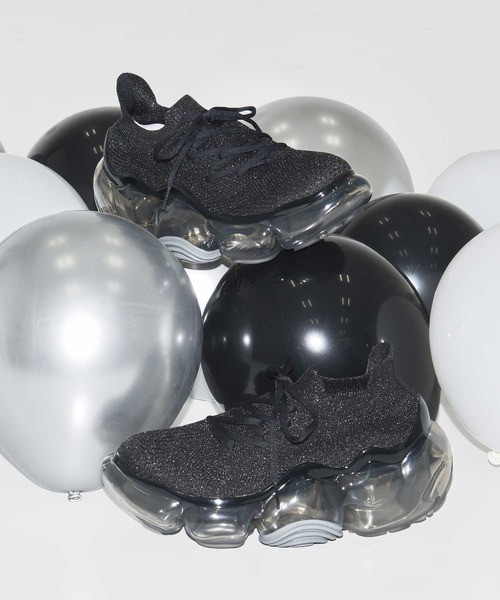 grounds(グラウンズ)の「【grounds/グラウンズ】MOOPIE GLITTER for THE TOKYO/別注/スニーカー/厚底(スニーカー・レディース・ブラック/ホワイト/グレー・38/37/40/39)」の22枚目の写真