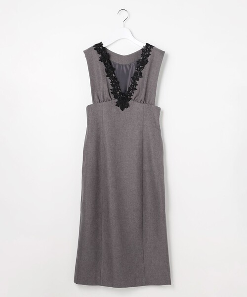 Feroux（フェルゥ）の「美シルエットレース ジャンパースカート（スカート・レディース・ホワイト系2/グレー系・MEDIUM/SMALL）」の20枚目の写真