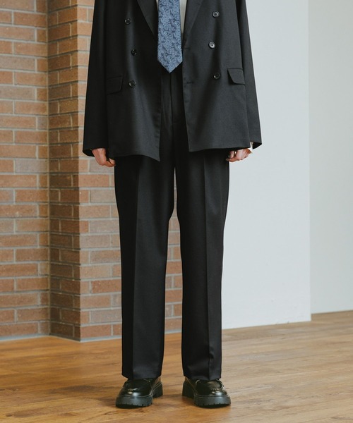 セール】TW/ディープワンタック/ワイドスラックス【セットアップ対応