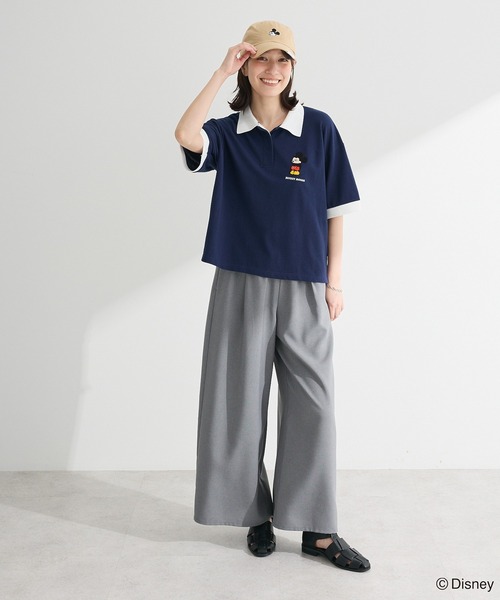 Disney（ディズニー）の「Mickey friend / バッジ付きCAP（キャップ・レディース・ベージュ・FREE）」の3枚目の写真