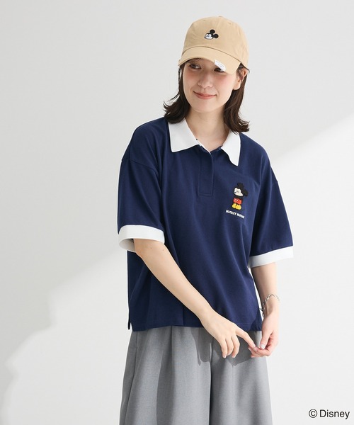 Disney（ディズニー）の「Mickey friend / バッジ付きCAP（キャップ・レディース・ベージュ・FREE）」の4枚目の写真