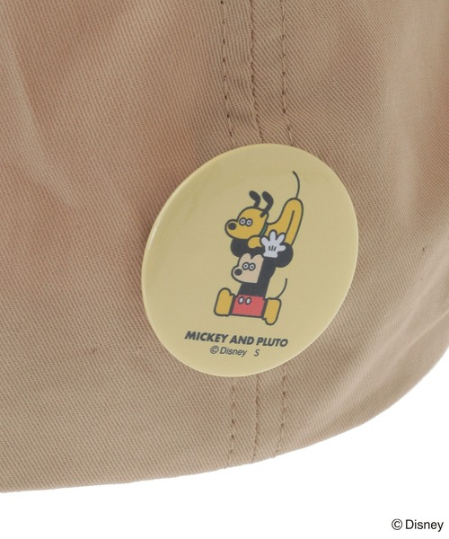 Disney（ディズニー）の「Mickey friend / バッジ付きCAP（キャップ・レディース・ベージュ・FREE）」の11枚目の写真