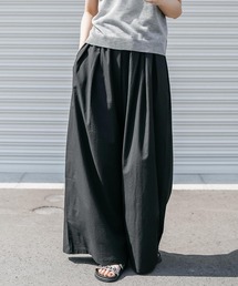 スカーフ付きミリタリーワイドパンツ