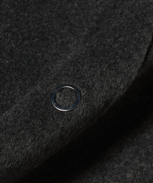 Demi-Luxe BEAMS（デミルクス ビームス）の「【1/9値下げ】【ビームスの百名品】リバー Vネック ロングコート（ノーカラーコート・レディース・チャコールグレー/ベージュ・34/36/38）」の20枚目の写真