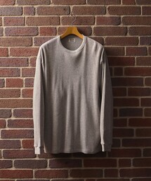SHIPS: AUTHENTIC ベーシック ワッフル ロングスリーブ Tシャツ