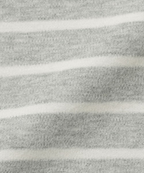 無印良品（ムジルシリョウヒン）の「ベビー　あたまするっと　両面起毛クルーネック長袖Ｔシャツ（Tシャツ/カットソー・キッズ・グレー系1/イエロー系/ネイビー系/ライトグリーン系/グレー系/オフホワイト・100/90/80）」の17枚目の写真