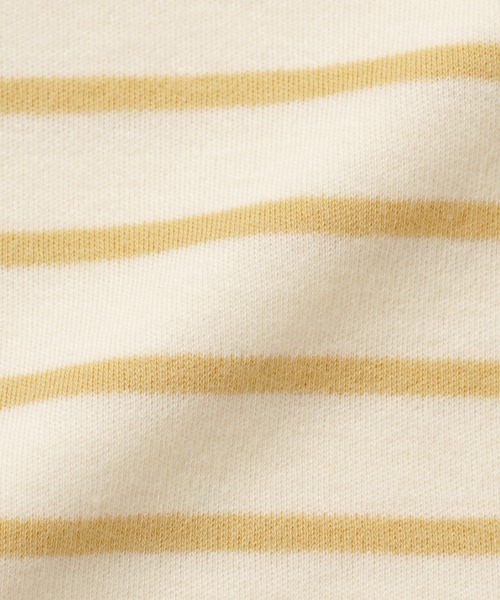 無印良品（ムジルシリョウヒン）の「ベビー　あたまするっと　両面起毛クルーネック長袖Ｔシャツ（Tシャツ/カットソー・キッズ・グレー系1/イエロー系/ネイビー系/ライトグリーン系/グレー系/オフホワイト・100/90/80）」の12枚目の写真