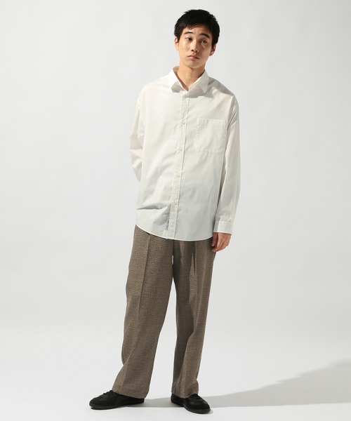 niko and...(ニコアンド)の「ワンタックストレートスラックス(スラックス・メンズ・ネイビー/ベージュ・MEDIUM/LARGE)」の9枚目の写真