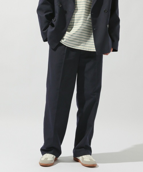 niko and...(ニコアンド)の「ワンタックストレートスラックス(スラックス・メンズ・ネイビー/ベージュ・MEDIUM/LARGE)」の11枚目の写真