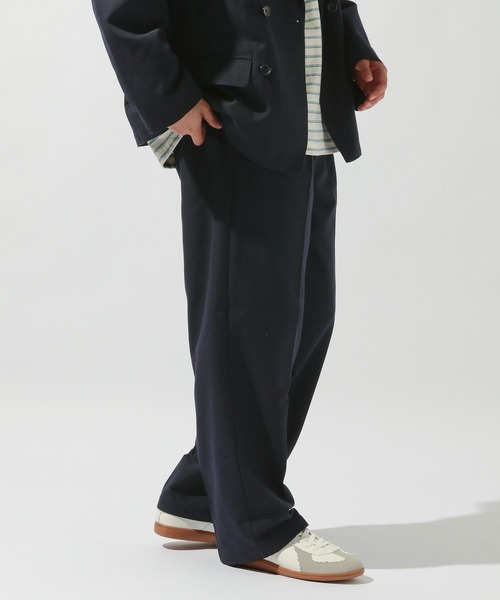 niko and...(ニコアンド)の「ワンタックストレートスラックス(スラックス・メンズ・ネイビー/ベージュ・MEDIUM/LARGE)」の12枚目の写真