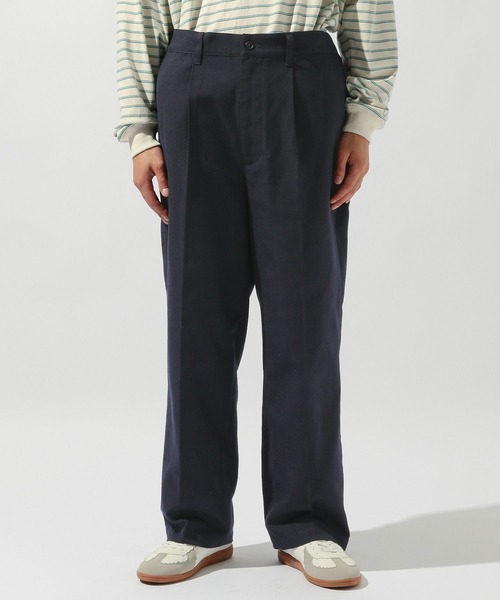 niko and...(ニコアンド)の「ワンタックストレートスラックス(スラックス・メンズ・ネイビー/ベージュ・MEDIUM/LARGE)」の13枚目の写真